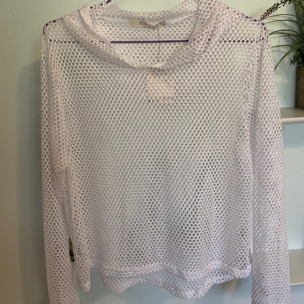 Long sleeve, See through Tee